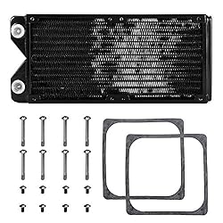 G1/4 240mm 12 Pipes Copper Water Cooling Radiator