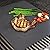 Set of 2 Highest Quality BBQ Barbecue Grill & Baking Non-stick Mats Reusable for Years, FDA Approved, Works on Any BBQ Grill or As Oven Baking Pan Liners Can Be Cut to Fit Dishwasher Safe Perfect for Ribs, Fish, Vegetables, Steaks, Burgers, Kobobs, Shrimp