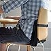 Sillis Memory Foam Back Support Pillows: Office Desk Chair or Car Seat Lumbar Pillow - Rest Cushion to Relieve Lower Back & Muscle Pain with Adjustable Straps - Includes Hot & Cold Gel Pack