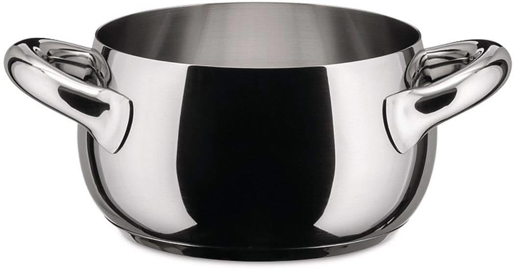 Alessi Mami Casserole, Stainless Steel, 24 cm (SG101/24), Polished Silver โ image 1