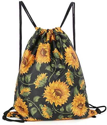 Waterproof Gym Drawstring Bag,Sports Backpack for Men Women Girls Boys