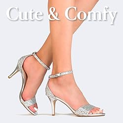 J. Adams Dove Ankle Strap Womens Heels, Stiletto
