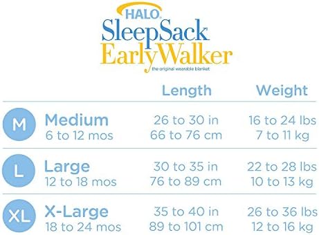 halo early walker sleepsack fleece