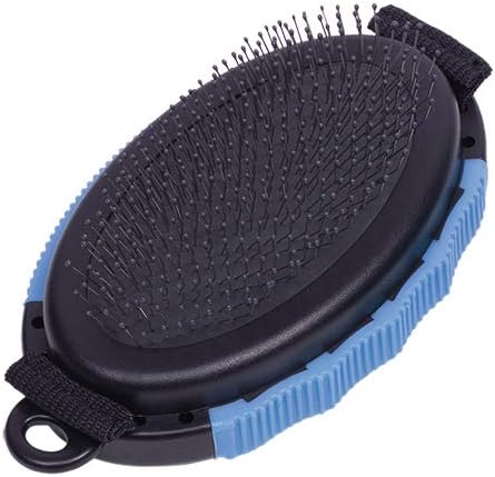 Nobby Comfort Line Sensitive Slicker Brush with Hand Loop, Blue