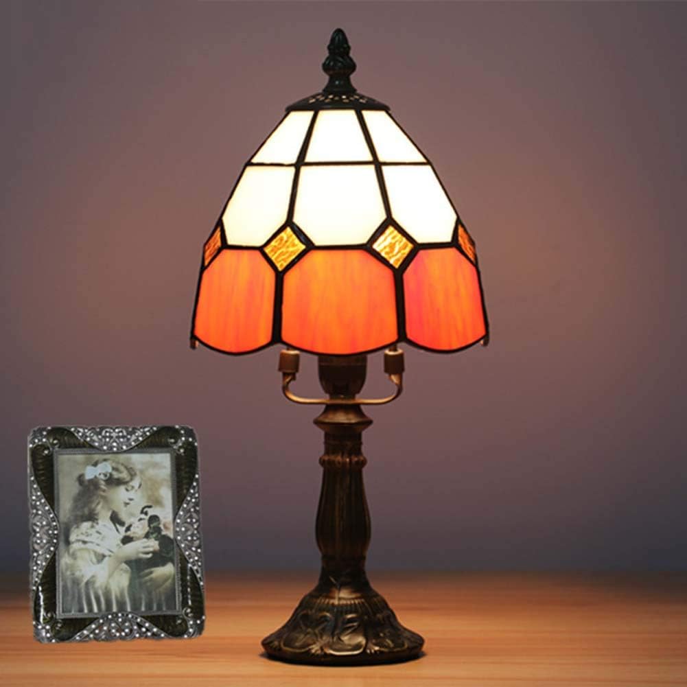 Tiffany Style Table Lamp, Mediterranean Night Light, for Pastoral
