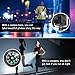 SGODDDE New Outdoor Running Lights Night Light, LED Chest Run Light with 500 Lumens 90° Adjustable Beam, Compass & Cemara Base, Safety Back Warning for Camping, Hiking, Running, Jogging, Outdoor