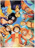 Japanese Anime One Piece Luffy Zoro Mami Usopp Sanji - High Grade Laminated Poster