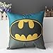 DuoLe Cotton Linen Square Decorative Cushion Cover Sofa Throw Pillowcase 18
