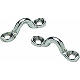 Seachoice 28811 3/8-Inch Forged Stainless Steel Eye Straps - 4 Pack