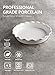 Sweese 518.101 Porcelain Pie Pan Round Pie Plate Baking Dish with Ruffled Edge, 10.5 Inches, White