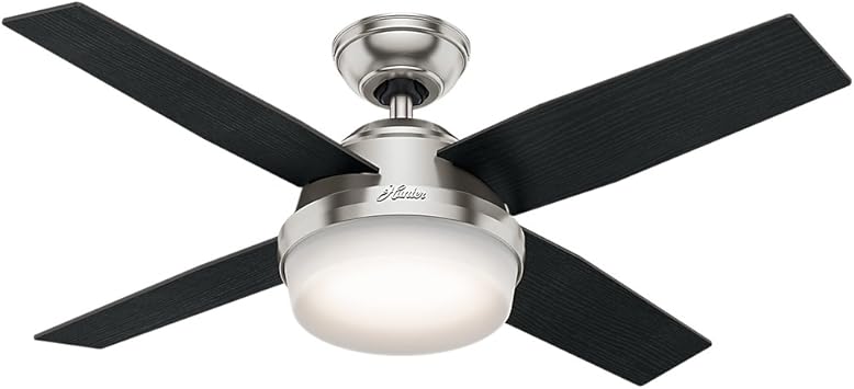 Hunter Indoor Ceiling Fan With Light And Remote Control Dempsey
