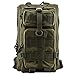 HUKOER 17.7''x 9.9''x 9'' Tactical Rucksack - Fashionable 30L Multiple Colors Outdoor Tactical Shoulder Hiking Daypack Military Backpack Perfect for Young Camping Trekking Hunting (Army green)