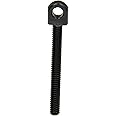 Te-Co 43001 Black Oxide 12L14 Steel Latch Bolt, 1/4"-20 TPI, 3/4" Thread Length, 1-3/4" Overall Length (Pack of 2)