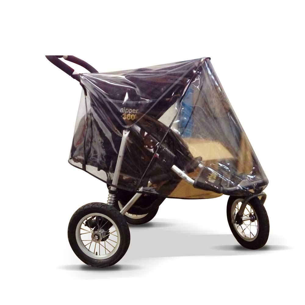 Rain Cover for Out'n'About Nipper 360 Single, fits All Versions Made in The UK from Supersoft Clear PVC.A Little More Money a lot More Quality!!