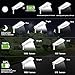 Bestqool Outdoor Solar Street Light Dusk to Dawn (Light Sensor Included), 1500LM 10W 6000k Led Security Light for Street,Garden,Yard,Driveway