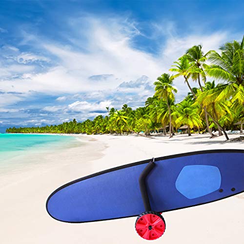 Onefeng Sports Adjustable Stand Up Paddle Board SUP Surfboard Carrier Cart Trolley Lightweight Dolley with Easy to Use Beach Wheels - Thumbnail 3