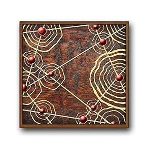 Framed Canvas Wall Art for Living Room, Bedroom Indian Tribe Totem Theme Canvas Prints for Home Decoration Ready to Hang - 16x16 inches