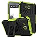 Tab A 7 Inch 2016 Release Armor Case DWaybox 2in1 Combo Hybrid Rugged Heavy Duty Hard Back Case Cover with Kickstand for Samsung Galaxy Tab A 7.0 2016 T280 T285 (Green)