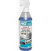 HG Glass & Mirror Spray 500 ml - Streak-free Glass Cleaner - Removes Grease and Dirt from Glass and Mirrors Quickly