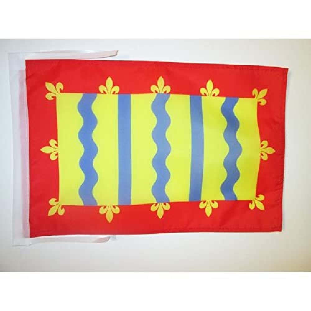 AZ FLAG - Cambridgeshire county Flag - 18'' x 12'' - 100% Polyester County of Cambridge - England Small Banner with Two Cords - Fade Resistant - Vivid Colors - 18x12 in - 45x30 Cm — image 1