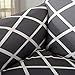 Great Bay Home Strapless Stretch Printed Slipcover Loveseat Cover, Stain and Spill Resistant. Tori Collection (Love Seat - Grey)