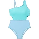 blibean Teen Girls Swimsuits One Piece Bathing Suit with Chest Pads Size 6-15 Years