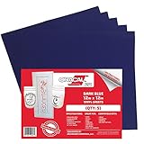 (5 Sheets) Oracal 651 Dark Blue Adhesive Craft Vinyl for Cricut, Silhouette, Cameo, Craft Cutters, Printers, and Decals - 12