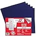 (5 Sheets) Oracal 651 Dark Blue Adhesive Craft Vinyl for Cricut, Silhouette, Cameo, Craft Cutters, Printers, and Decals - 12