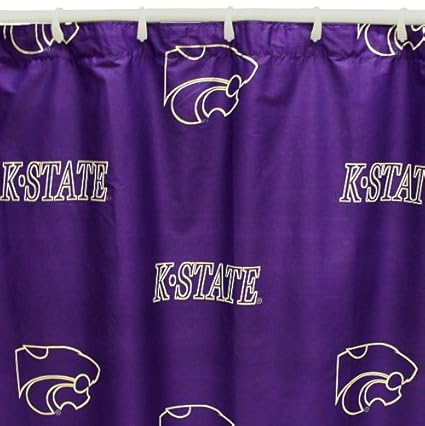 Amazon Com Kansas State Wildcats Shower Curtain Cover Plus A