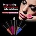 Tmalltide Makeup Lip Gloss liquid lipstick set of 6 + 12 Pcs Lip Brush Matte Lip Gloss Lipstick Organizer Makeup Kits