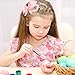 Habibee Kids Toddlers Grosgrain Ribbon Hair Bows for Girls 6 Inches Baby Girl Hair Clips Bow Accessories
