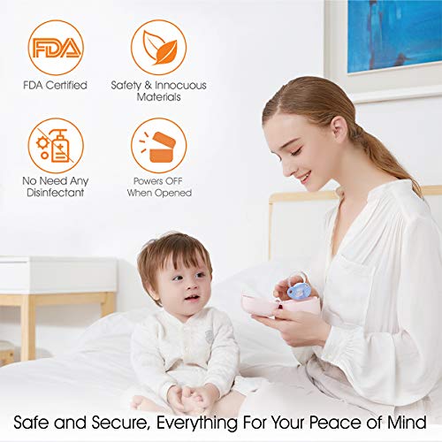 Baby Pacifier Case Sterilizer Portable Nipple Storage Box for Dummy Teether 59S