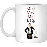 New Lawyer Gift, Mug, For Her, Women, Law Student, Future Lawyer, Law School, Attorney, Law School Graduation, Passing The Ba