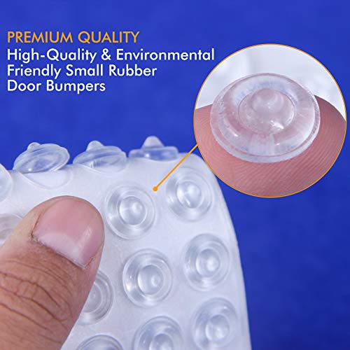 Bumpers 200 pcs Soft Close 3M Sticky Pads, Self Adhesive Rubber