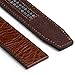 SlideBelts Top Grain Leather Ratchet Belt (Walnut with Gunmetal Buckle, Up to 48