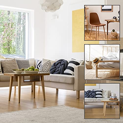 Vicloon Furniture Pad, DIY Furniture Felt Pads Felt Strip Roll, Self Adhesive Floor Protector Pad including 120cm x 10cm*1 Set and 120cm x 2cm*2 Sets, Heavy Duty Pads Tape for Chair Table (Light Gray)