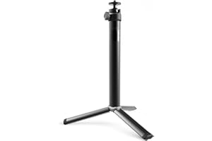 MiLESEEY 10.8"–32" Adjustable Tripod for S50/Xtape1/S7/D9PRO/DP20PRO Laser Measuring Tool with 1/4" Thread Mount, Tilting Head, Telescopic Design