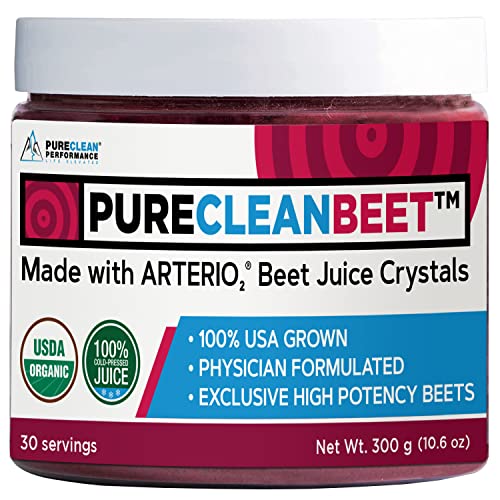 PureClean Organic Beet Root Powder Nitric Oxide Beets Support Red