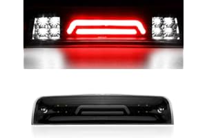 BA-BOLING'S 3D LED 3rd Third Tail Brake Light Rear Cargo Lamp for 2009-2020 Dodge Ram 1500 2500 3500 High Mount Cargo Lamp(Sm