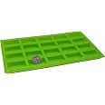 X-Haibei Stampo In Silicone Per Sapone E Cioccolato - Rettangolare, 24x20 Cm, Mini Forme 3x4x1,3 Cm Per 14g - 6