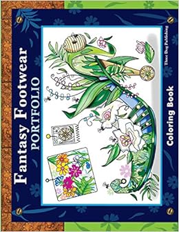 Amazoncom Fantasy Footwear Portfolio Coloring Book - 