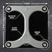 RIVIO Bathroom Weight Scale Digital Scale High Precision Scales for Body Weight with Step on Technology and Large LCD Backlit Display, 6mm Tempered Glass, 440 pounds (Black)