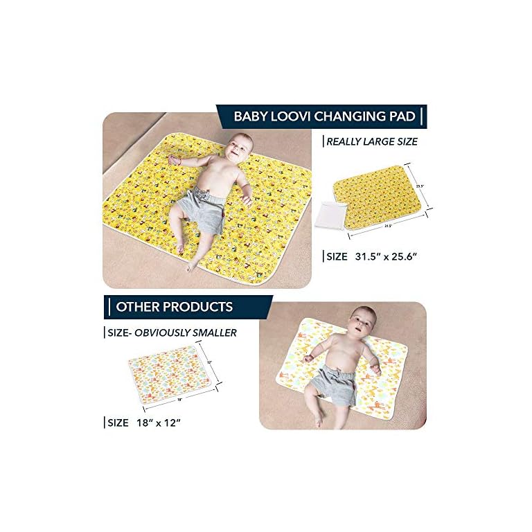 Portable Changing Pad for Home & Travel Waterproof Reusable Extra