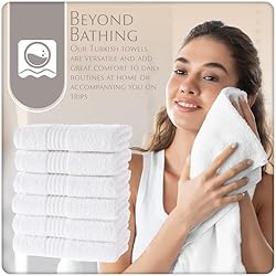 MAURA Basics Turkish Cotton Washcloth Towel Set