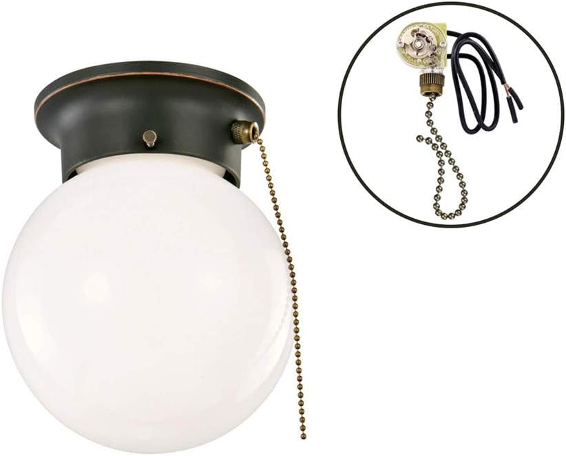Pull Chain Switch Zing Ear ZE-109 Ceiling Fan Switch Ceiling Fan Light Lamp Replacement 3 Pack Bronze - - 