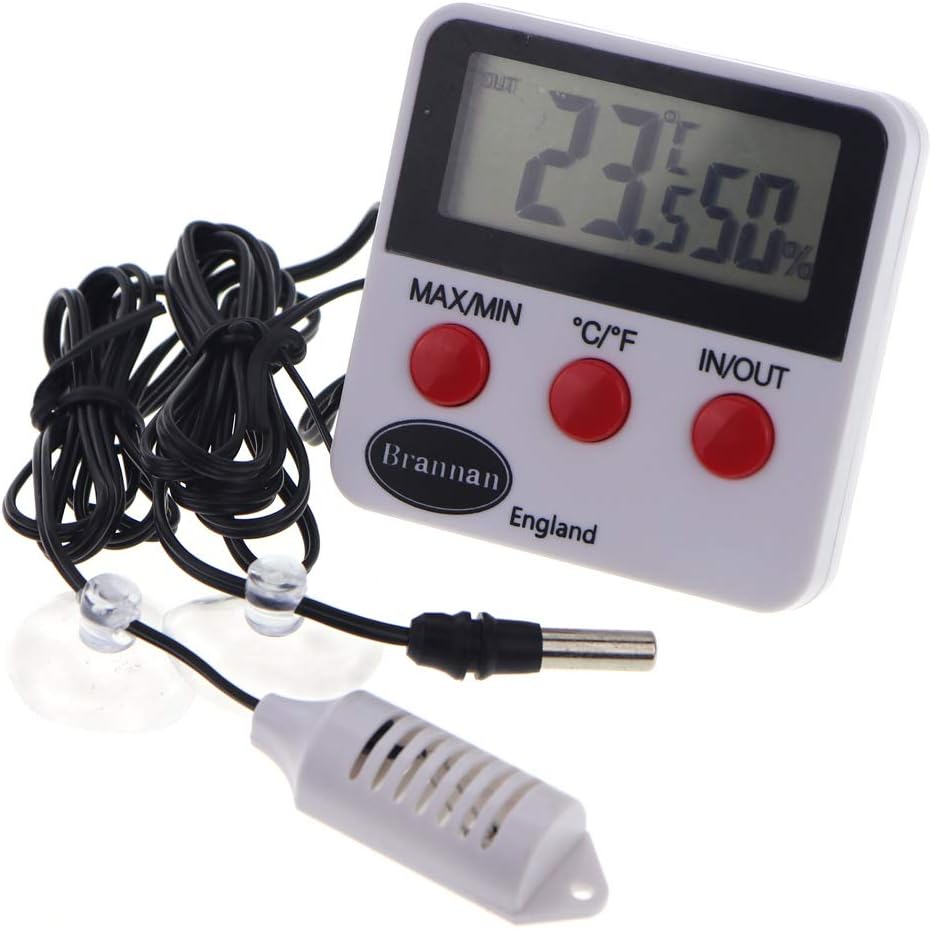 Kit thermomètre / hygromètre numérique max / min avec sondes externes