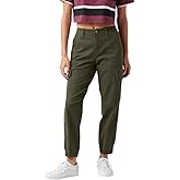 Dickies Women's High Rise Fit Cargo Jogger Pants (Standard and Plus Size)