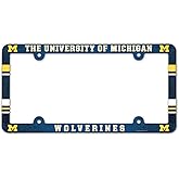 NCAA University of Michigan LIC Plate Frame Full Color