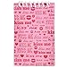 48 Mini Valentines Day Notepads Bulk for Kids Girls Boys Toddler School Valentines Day Party Favors