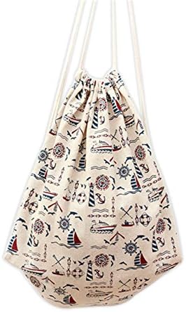 Casual Backpack, Alizzee Fashion Women Fresh Backpack Canvas Handbag Totes Shopper Travel Bags for Hiking Sproting Traving (white)